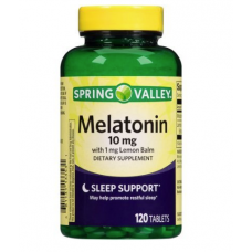 Spring Vallery Suplemento de Melatonina 10mg (120 Cápsulas)